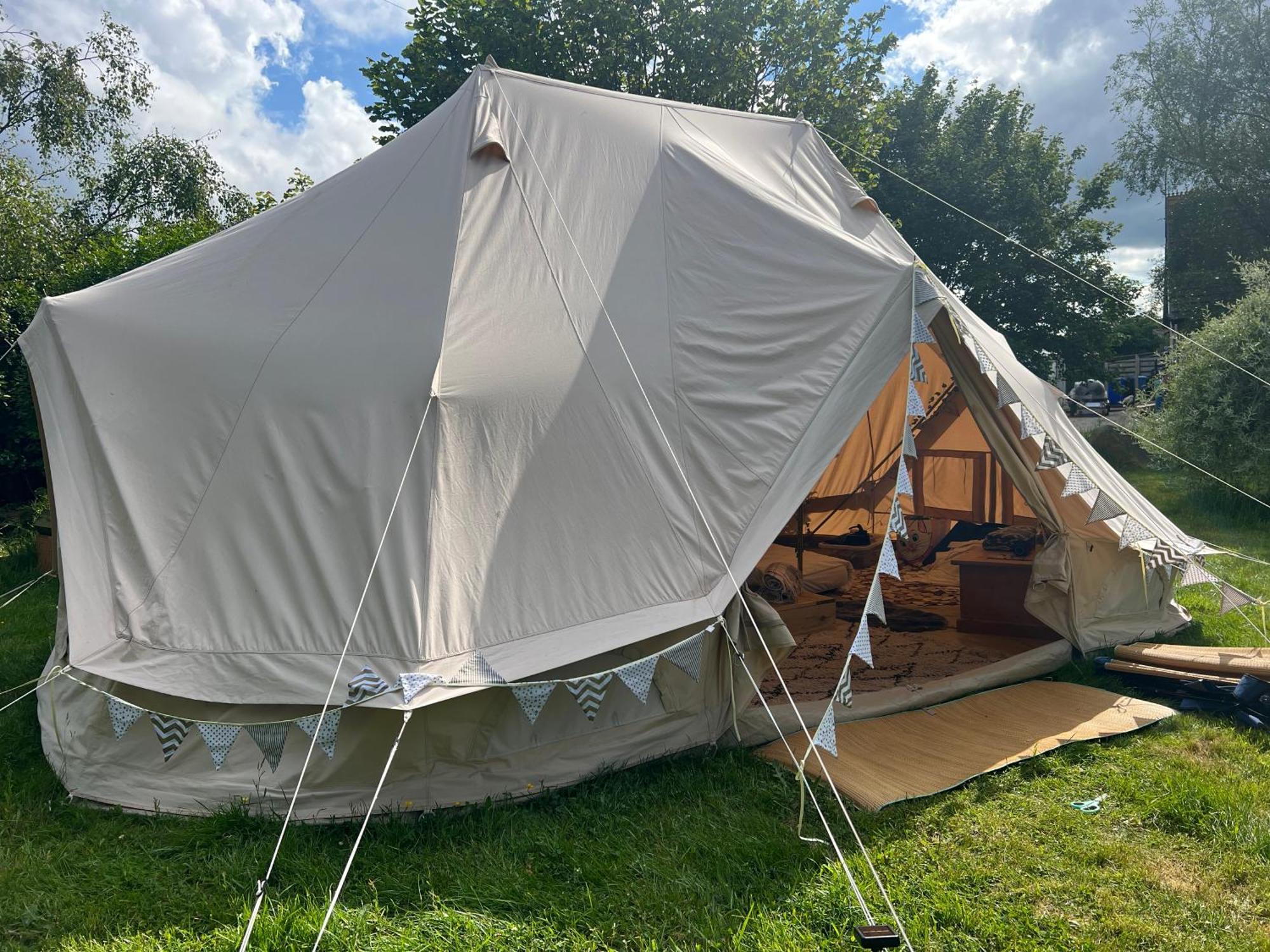 Bluebell Tent At Ballyward Croft Ardkeen Dış mekan fotoğraf
